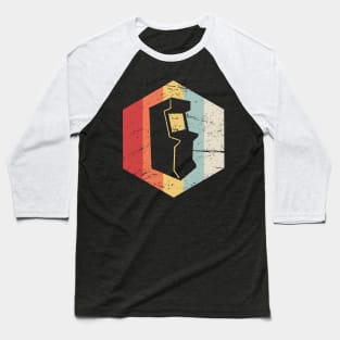 Retro Arcade Game Icon Baseball T-Shirt